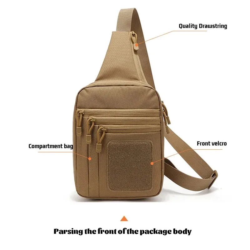 Bandolera táctica de pecho con funda para pistola de porte oculto - imagen 2
