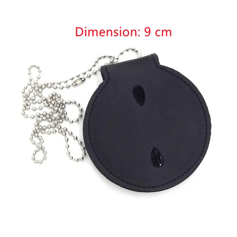 Porta placa policía EE. UU. redondo para cuello con clip - imagen 3