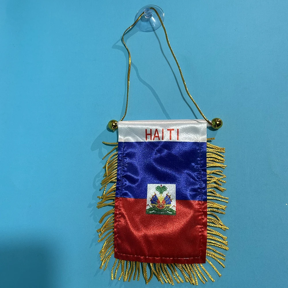 SKY FLAG bandera de coche Haití, poliéster impresa doble cara - imagen 5