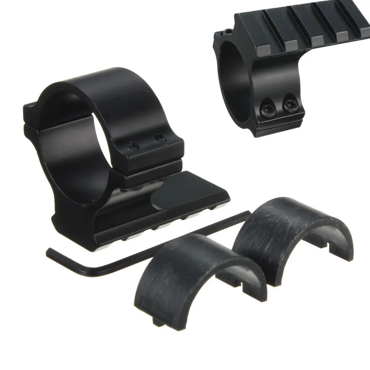 Anillo montaje óptico rifle punto rojo Base adaptadora caza táctica - imagen 4