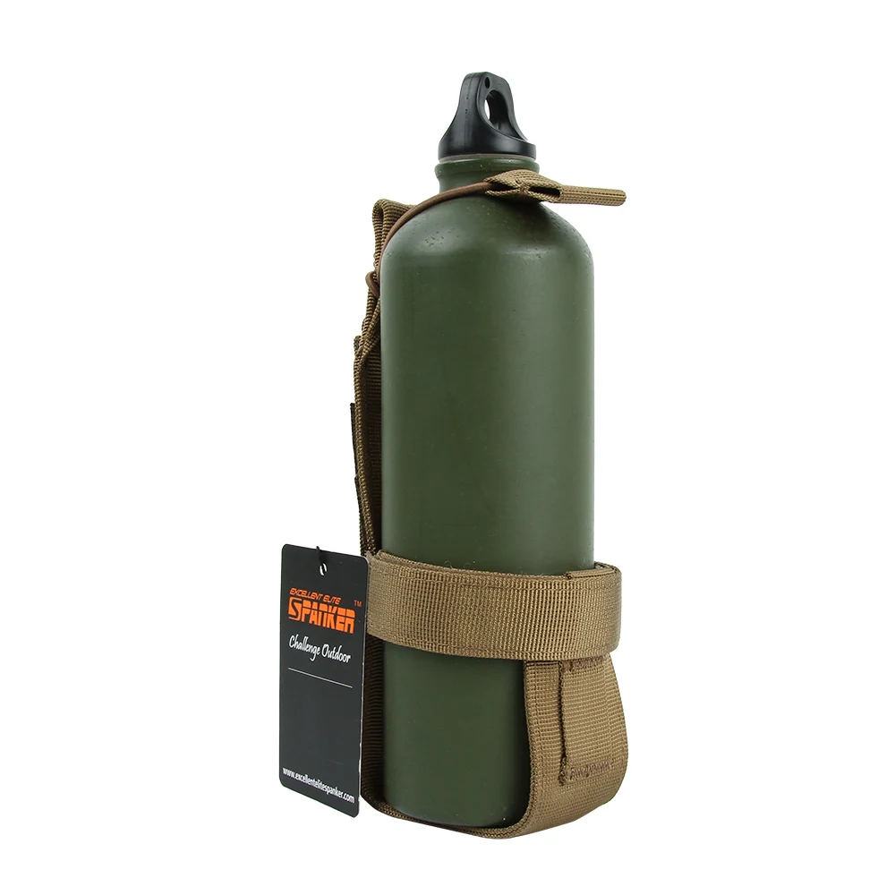 Bolsa MOLLE para botella de agua - Portabotellas ligero camping
