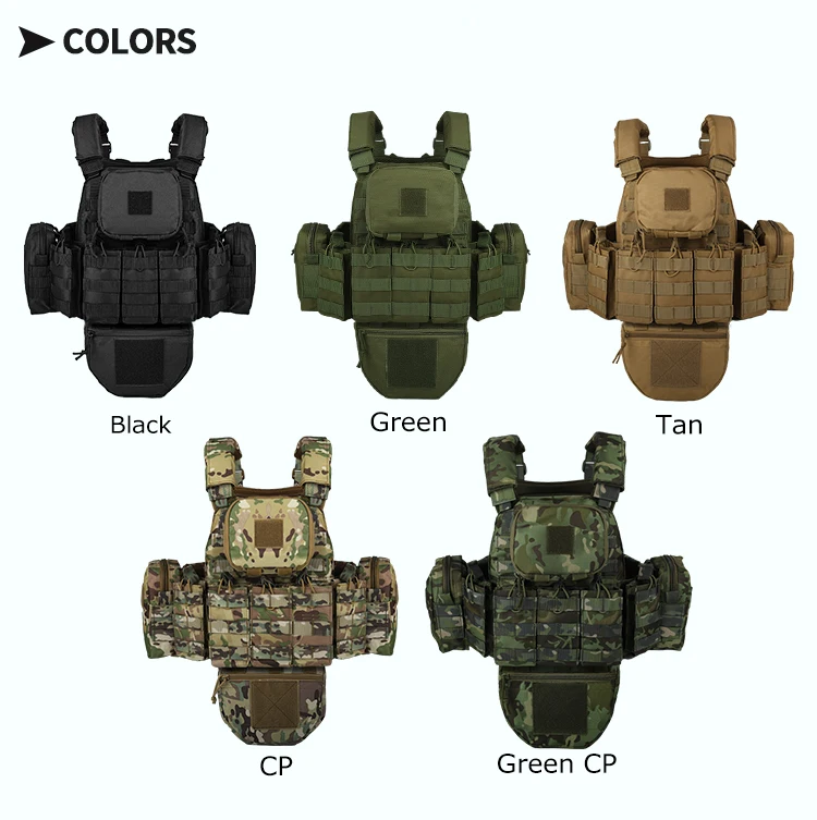 Chaleco táctico camuflaje verde