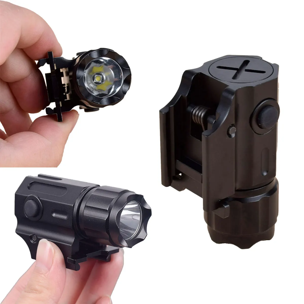 Linterna táctica LED estroboscópica para riel de 20 mm - imagen 5