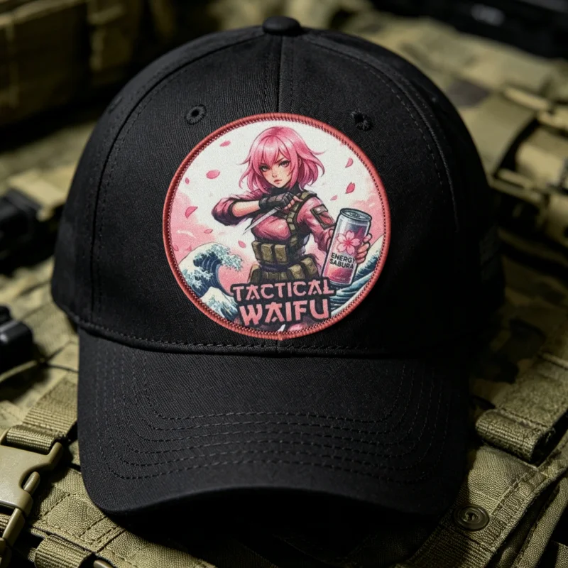 Parche táctico con gancho y bucle anime para gorra mochila - imagen 2