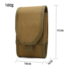Bolsa Táctica MOLLE EDC de cinturón, ripstop compacto para teléfono