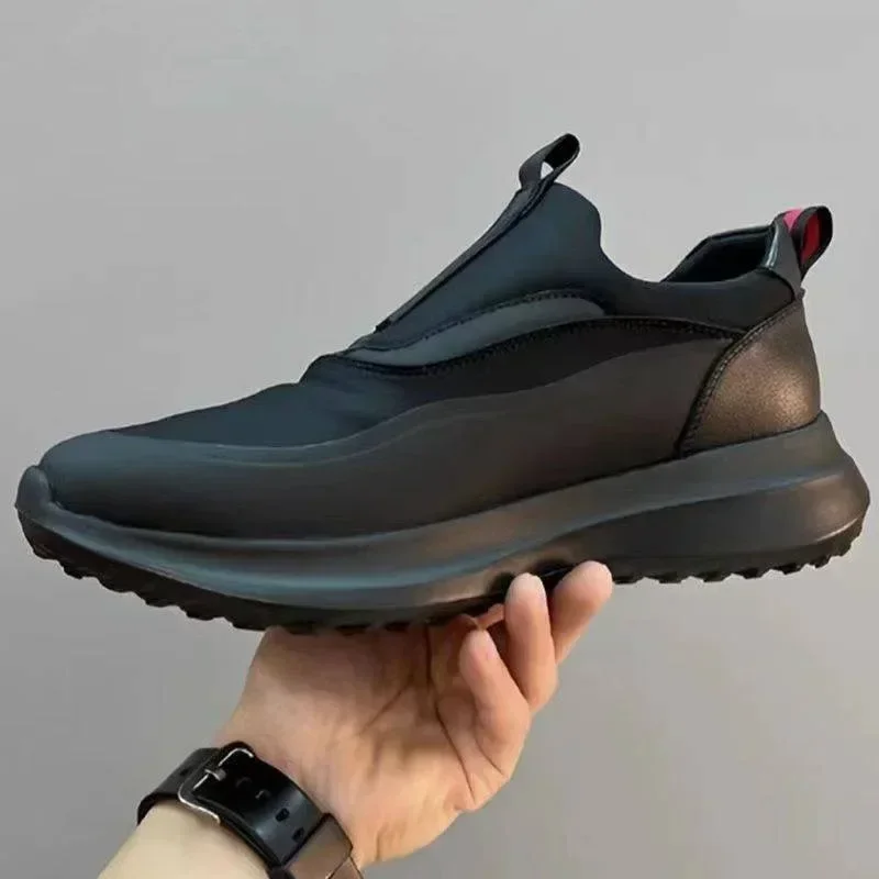 Zapatillas deportivas bajas negras cómodas para uso diario - imagen 3