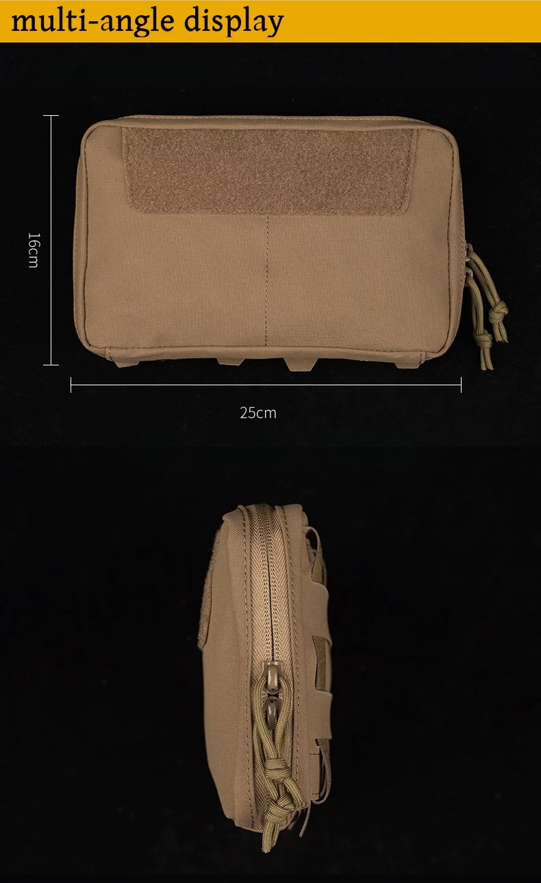 Detalle del sistema MOLLE y compartimento principal