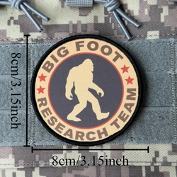 Parche moral Bigfoot – Insignia con gancho y bucle