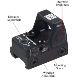 Mira Táctica Punto Rojo RM06 3.25 MOA Compatible Glock
