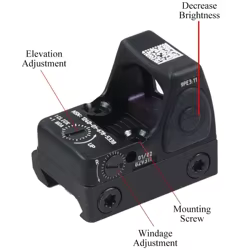 Mira Táctica Punto Rojo RM06 3.25 MOA Compatible Glock