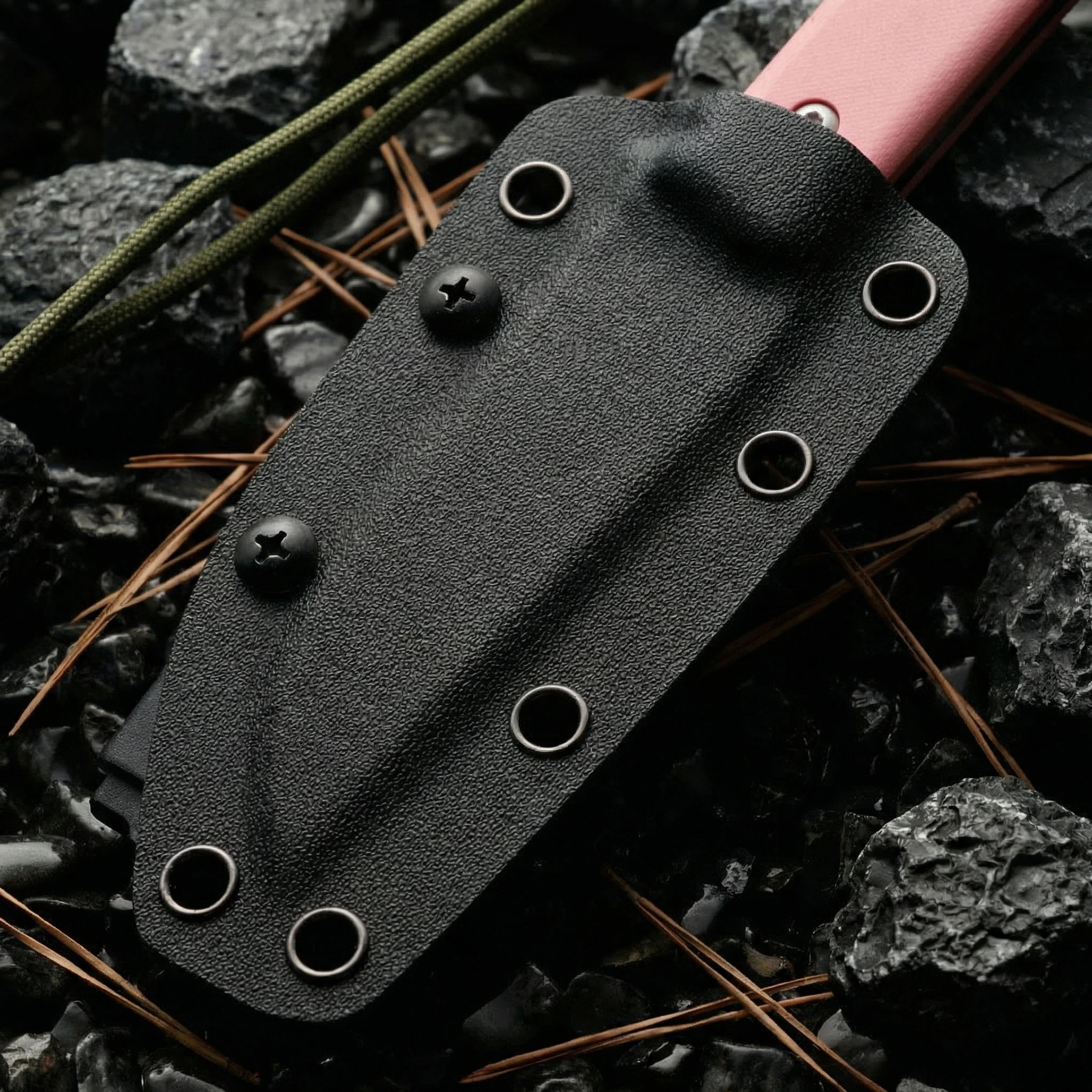Cuchillo fijo táctico con mango G10 y funda para exteriores - imagen 5