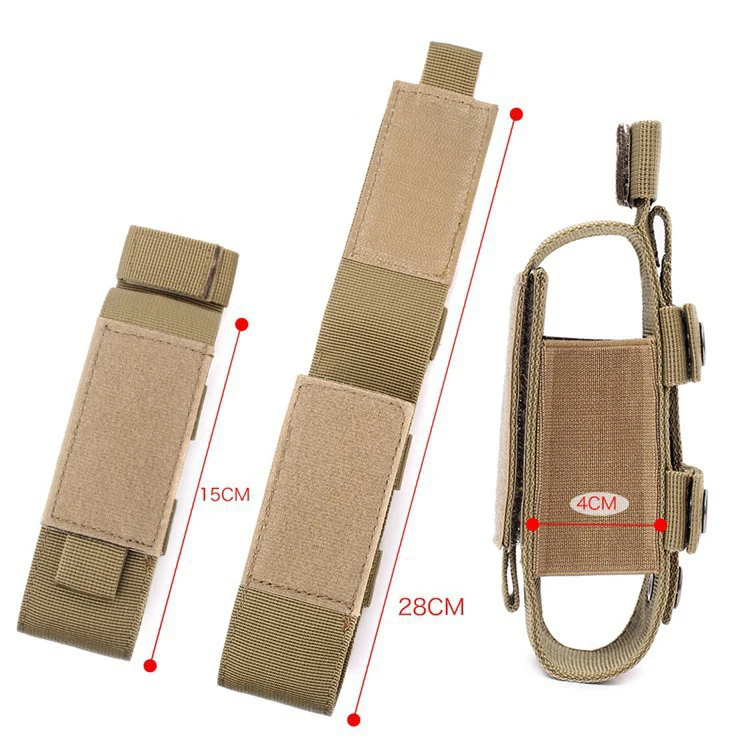 Funda táctica MOLLE para revista de pistola, cuchillo y primeros auxilios - imagen 4