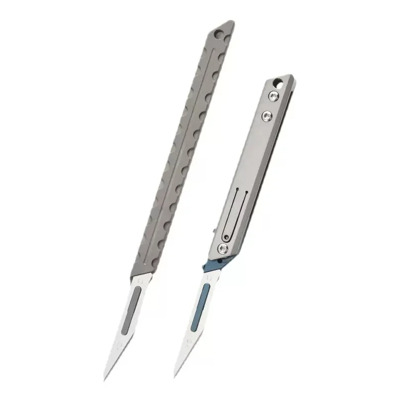 Vista del cuerpo del cuchillo