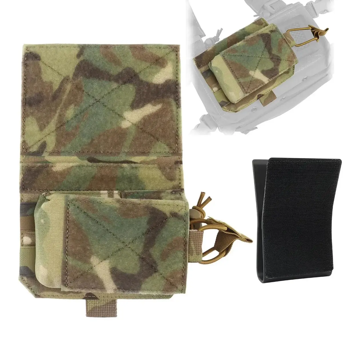Bolsa cargador MAG con solapa para chaleco MOLLE, radio