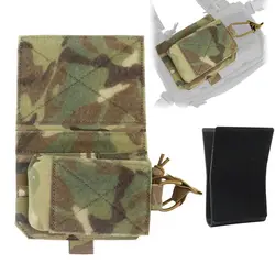 Bolsa cargador MAG con solapa para chaleco MOLLE, radio