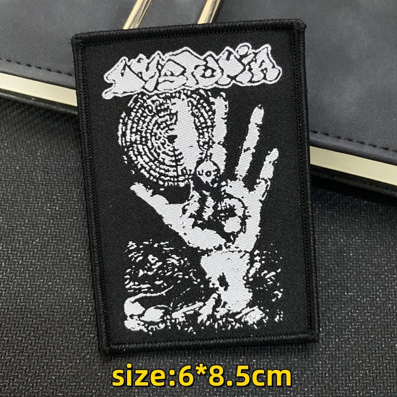 Parch Skull bordado para equipo táctico