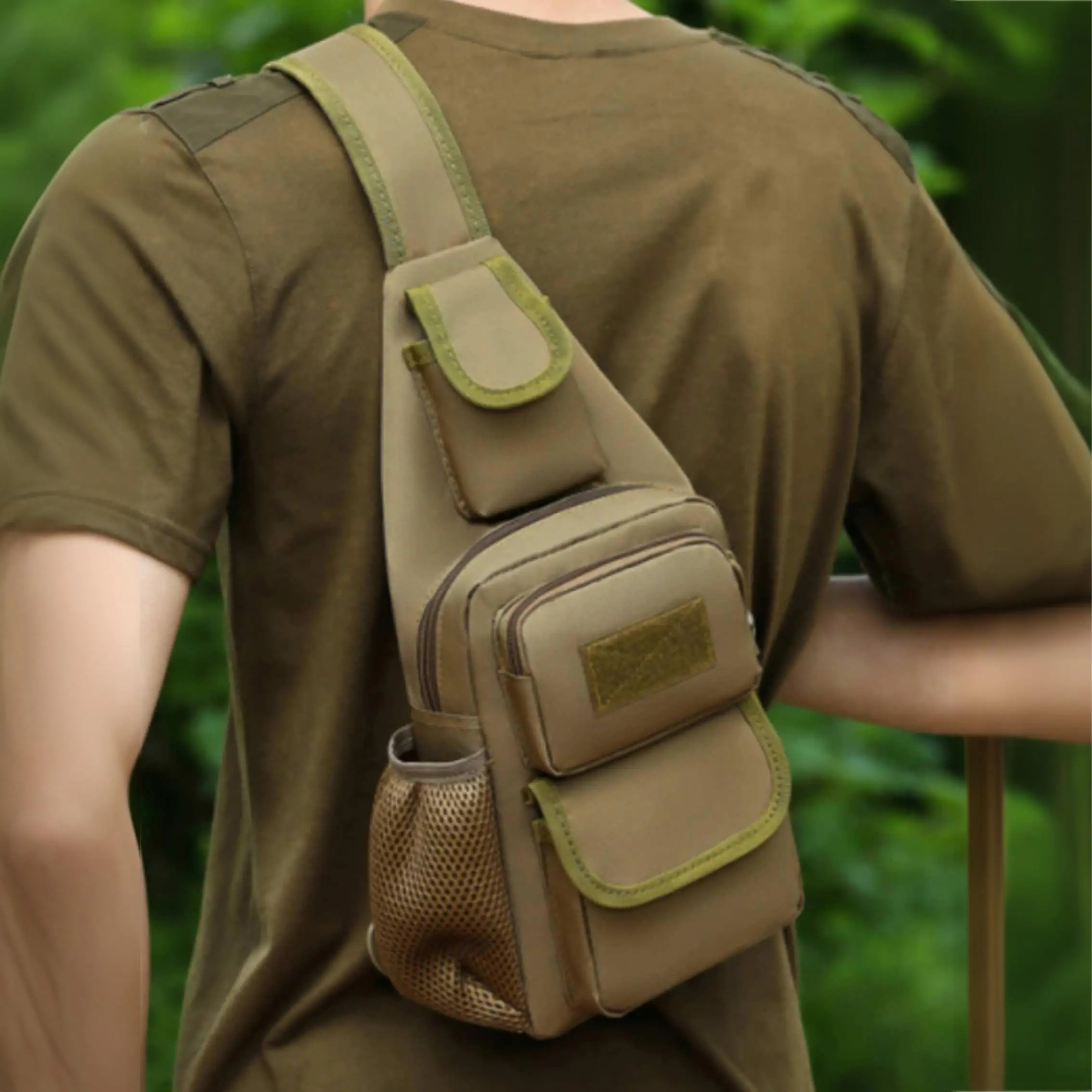 Bolso de pecho táctico multiusos para caza y montaña - imagen 4