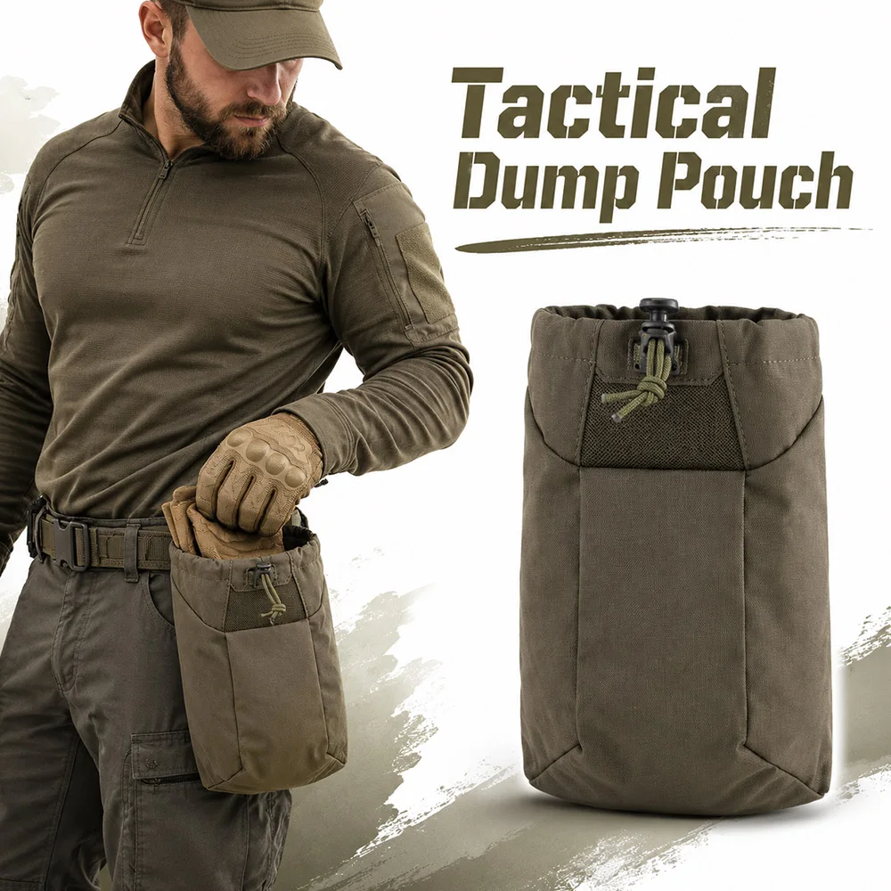 Bolsa Táctica MOLLE Plegable Cargadores – Airsoft, Caza y Tiro - imagen 2