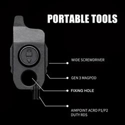 PMAG Base cargador táctica funda extracción rápida PEQ