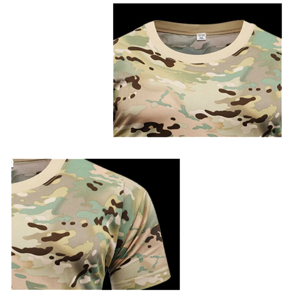 Camiseta tactica vista frontal completa