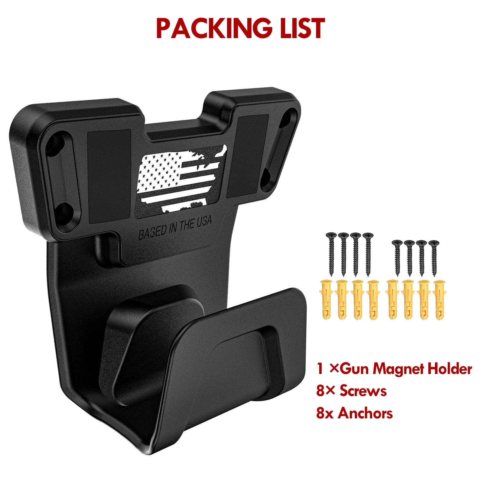 Soporte magnético para pistola en nailon con protección de gatillo - imagen 2
