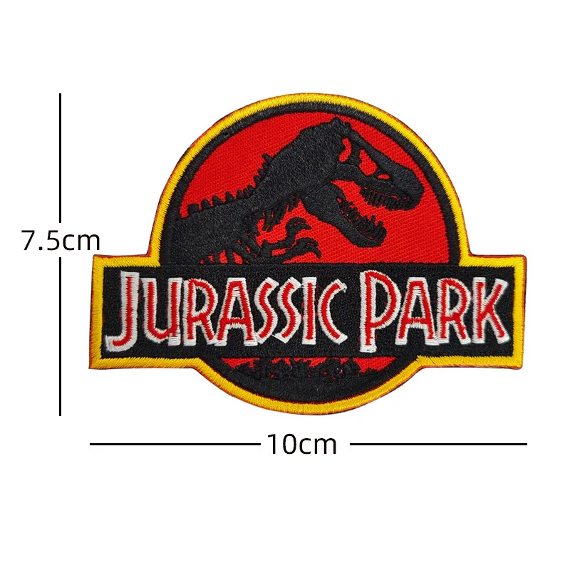 Parche bordado Velcro dinosaurio Jurassic Park para MOLLE - imagen 4