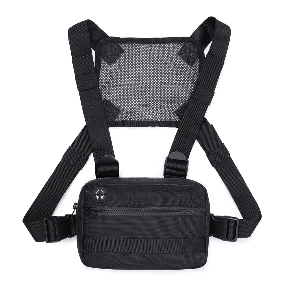 Bolsa de pecho MOLLE EDC táctica frontal para chaleco