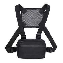 Bolsa de pecho MOLLE EDC táctica frontal para chaleco