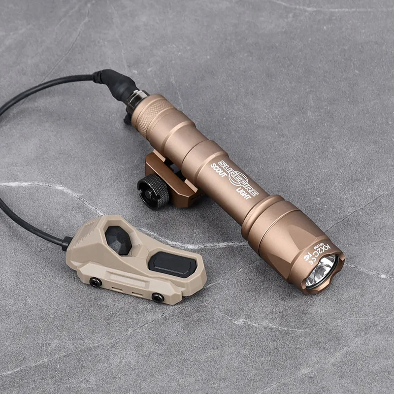 Surefir linterna táctica para riel Picatinny M-LOK KeyMod arma - imagen 2