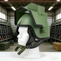 Vityaz-S Casco táctico pesado con máscara facial completa