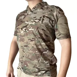 Velocity Camiseta táctica secado rápido manga corta ligera