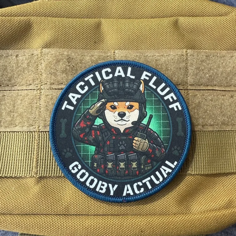 Parche táctico perro militar gancho y bucle para chaqueta o mochila - imagen 3