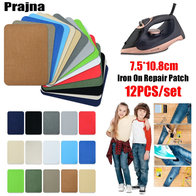 Prajna parches termoadhesivos de hierro para reparación de ropa - imagen 2
