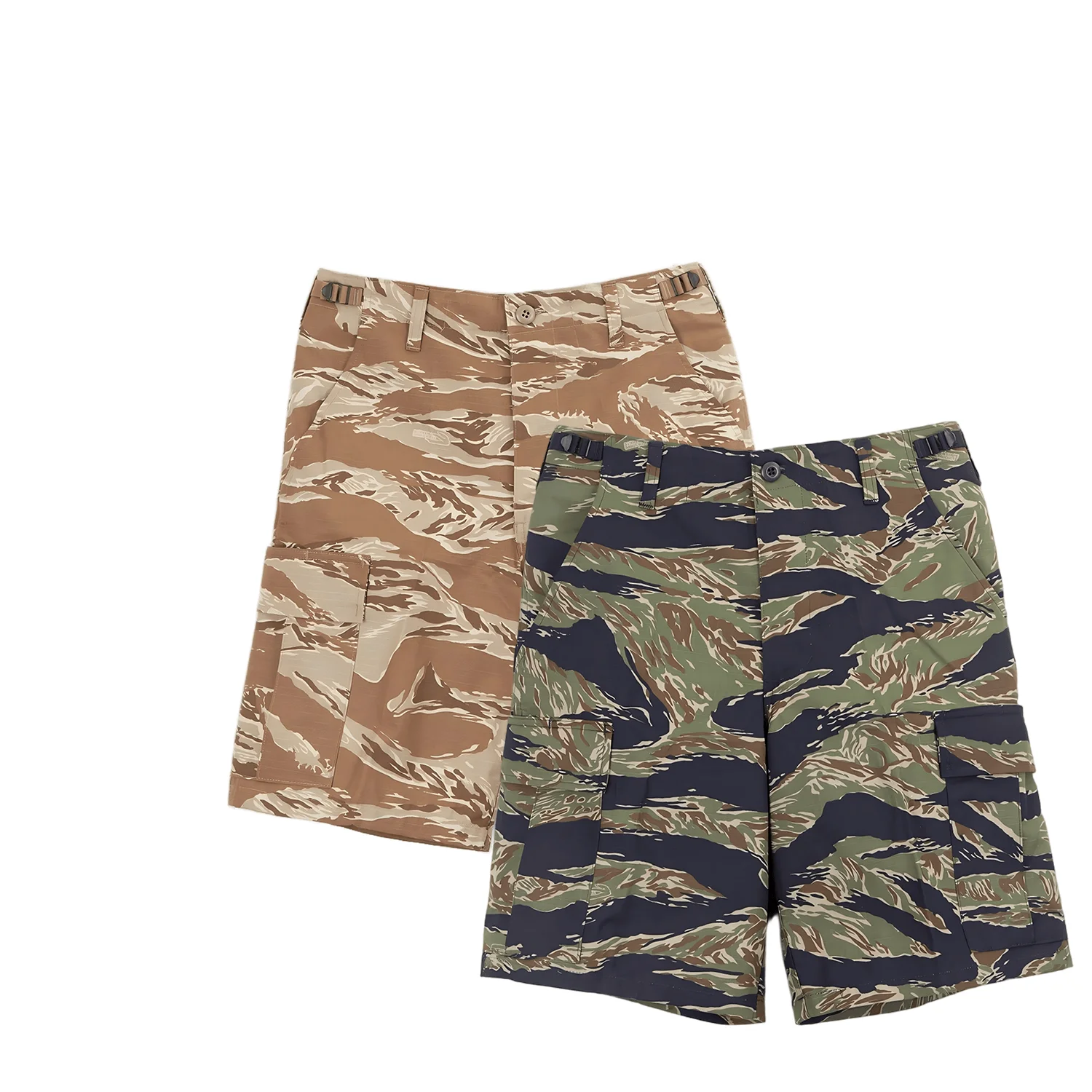 Pantalones cortos táctica camuflaje tigre con cremallera metálica