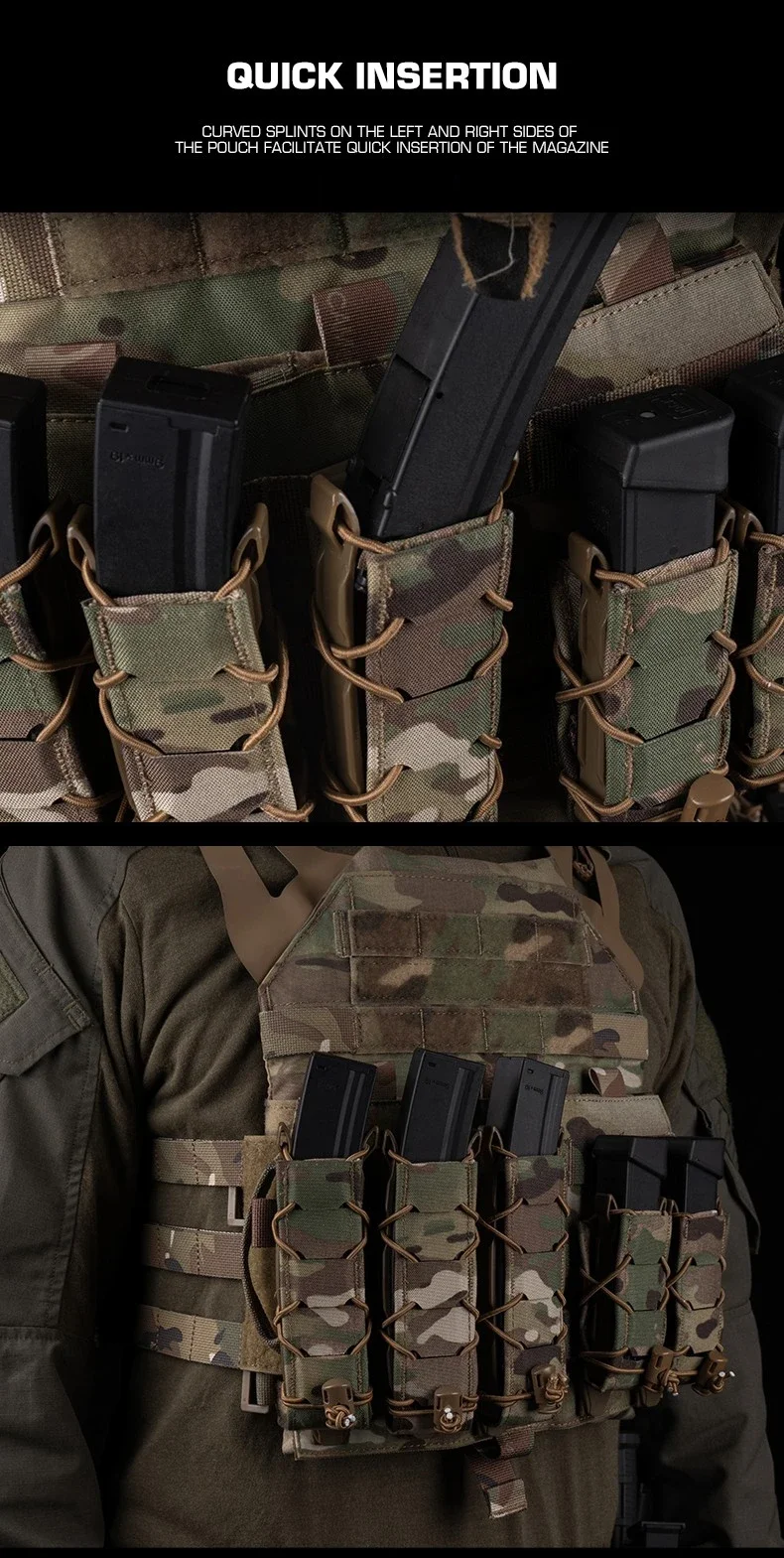 Con bolsillo extendido para pistola