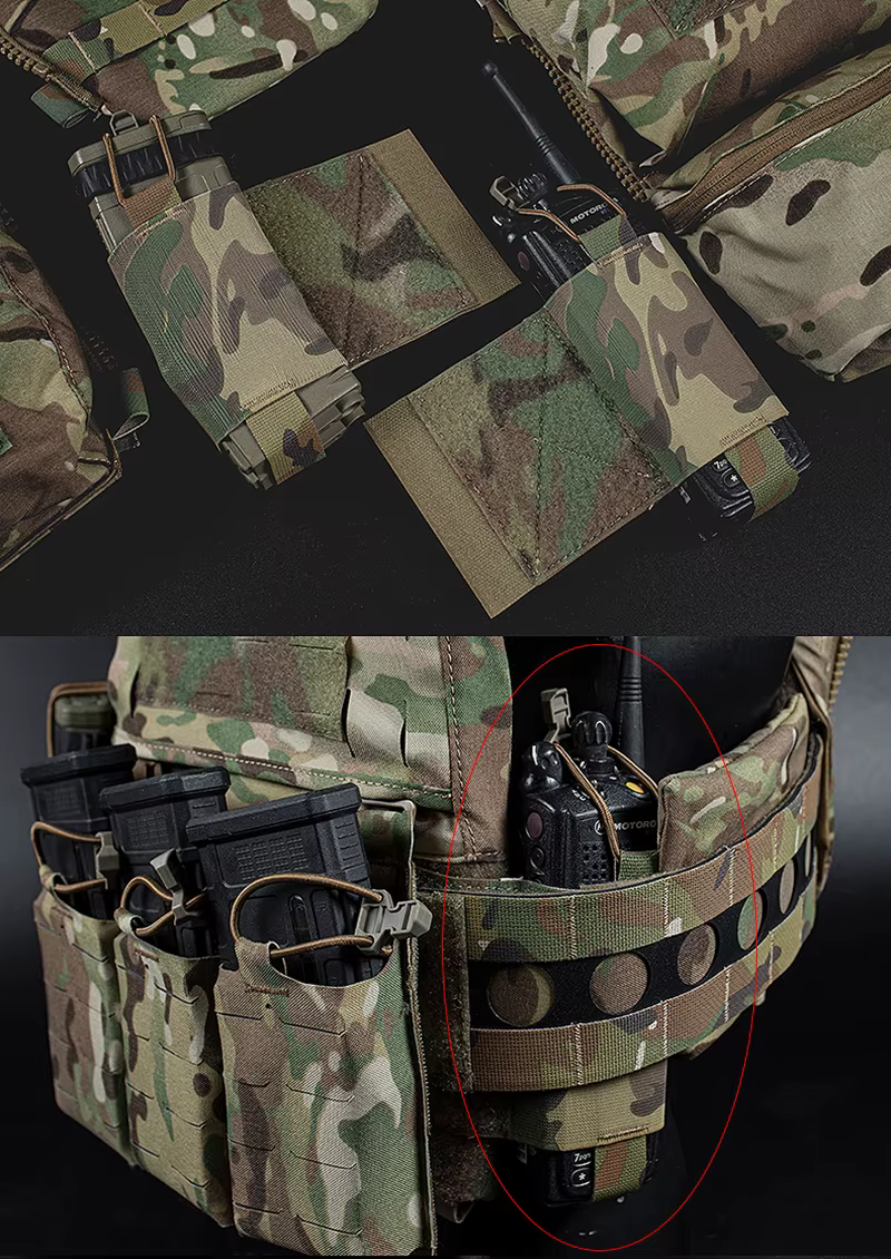 Vista frontal de la bolsa V2 Ferro