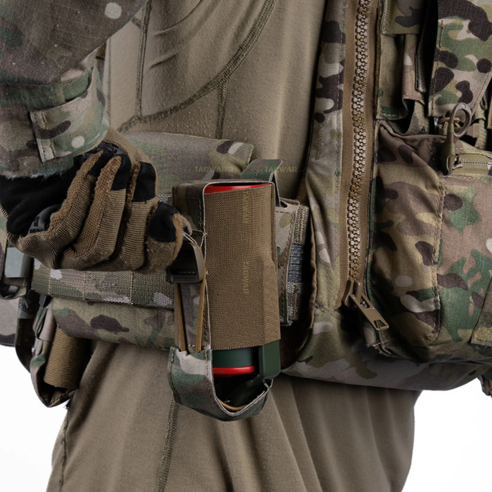Bolsa táctica porta granadas de humo V2 para cinturón MOLLE - imagen 5