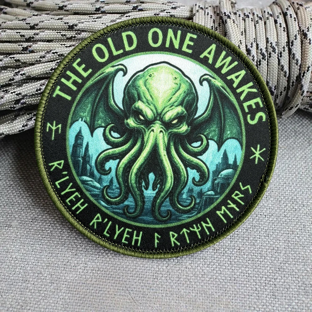 Parche táctico The Old One Awakes Cthulhu velcro para chaleco - imagen 5