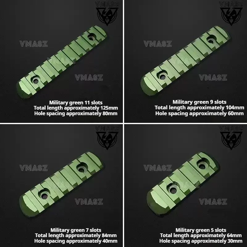 Guardia de Mano Metálica Táctica - Compatible Picatinny MLOK Keymod 20mm