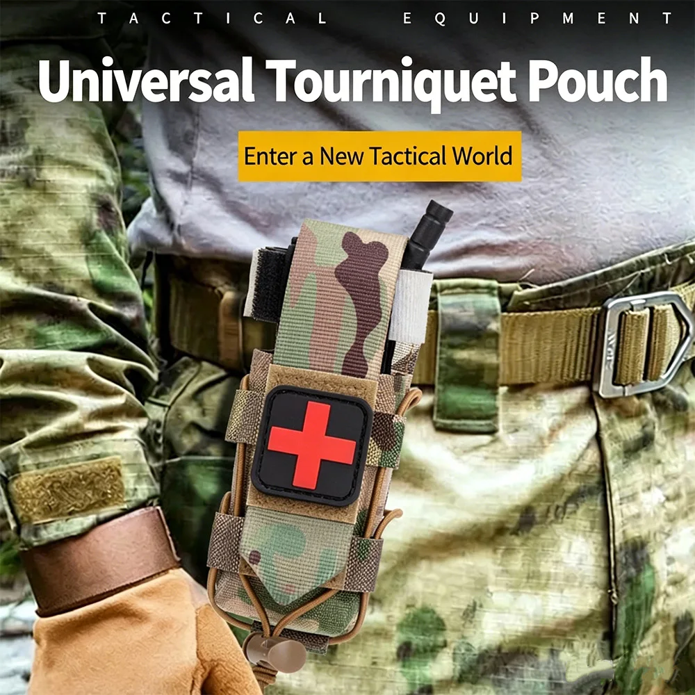 Porta Torniquetes Táctico MOLLE para IFAK con Cordón Elástico - imagen 5