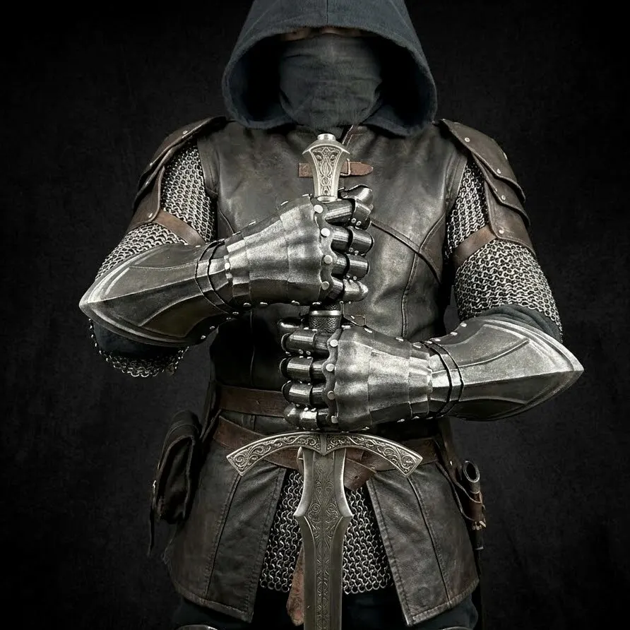 Knight Guantes tácticos mecánicos de impresión 3D largos - imagen 2