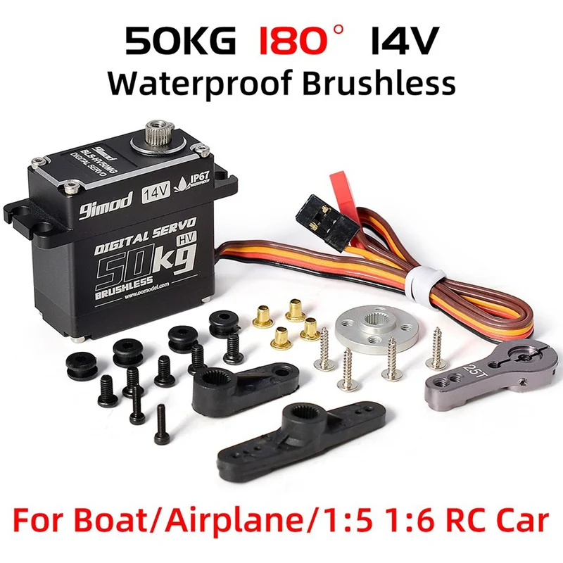 9imod Servo Digital Alto Voltaje Engranaje Metal Sin Escobillas Impermeable RC - imagen 3