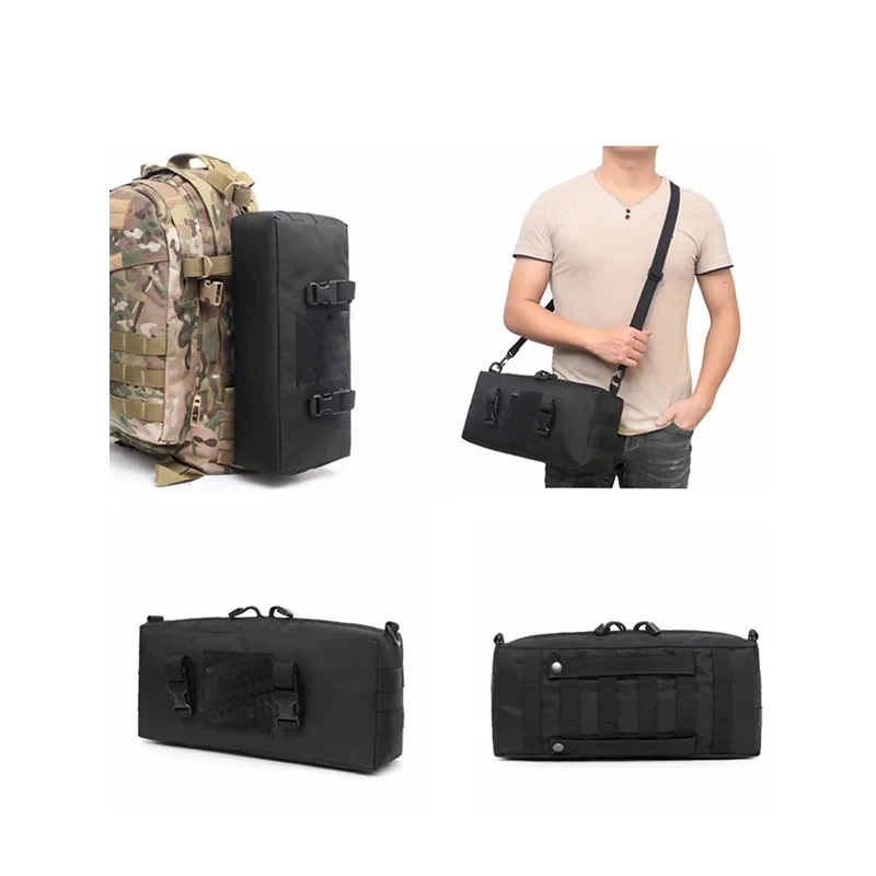 Mochila táctica MOLLE impermeable de nailon para caza y viajes - imagen 4