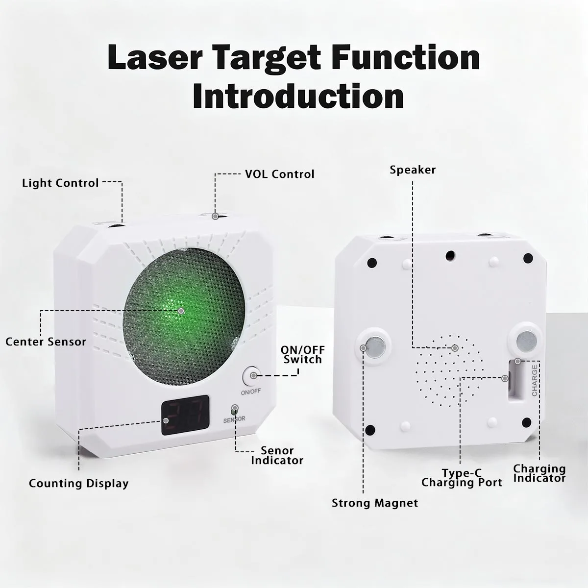 Simulador láser entrenamiento tiro infrarrojo con sonido