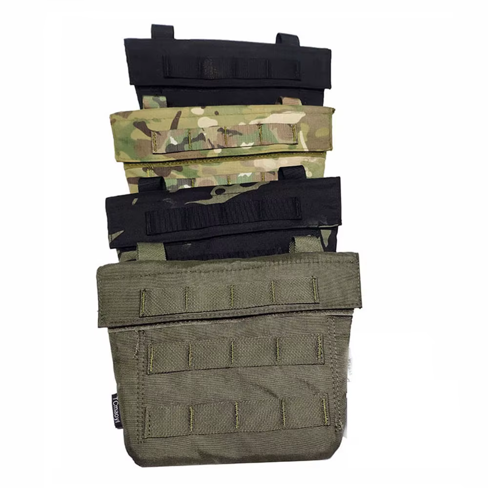 Vista frontal de la bolsa de panel modular táctico para abdomen TC0182