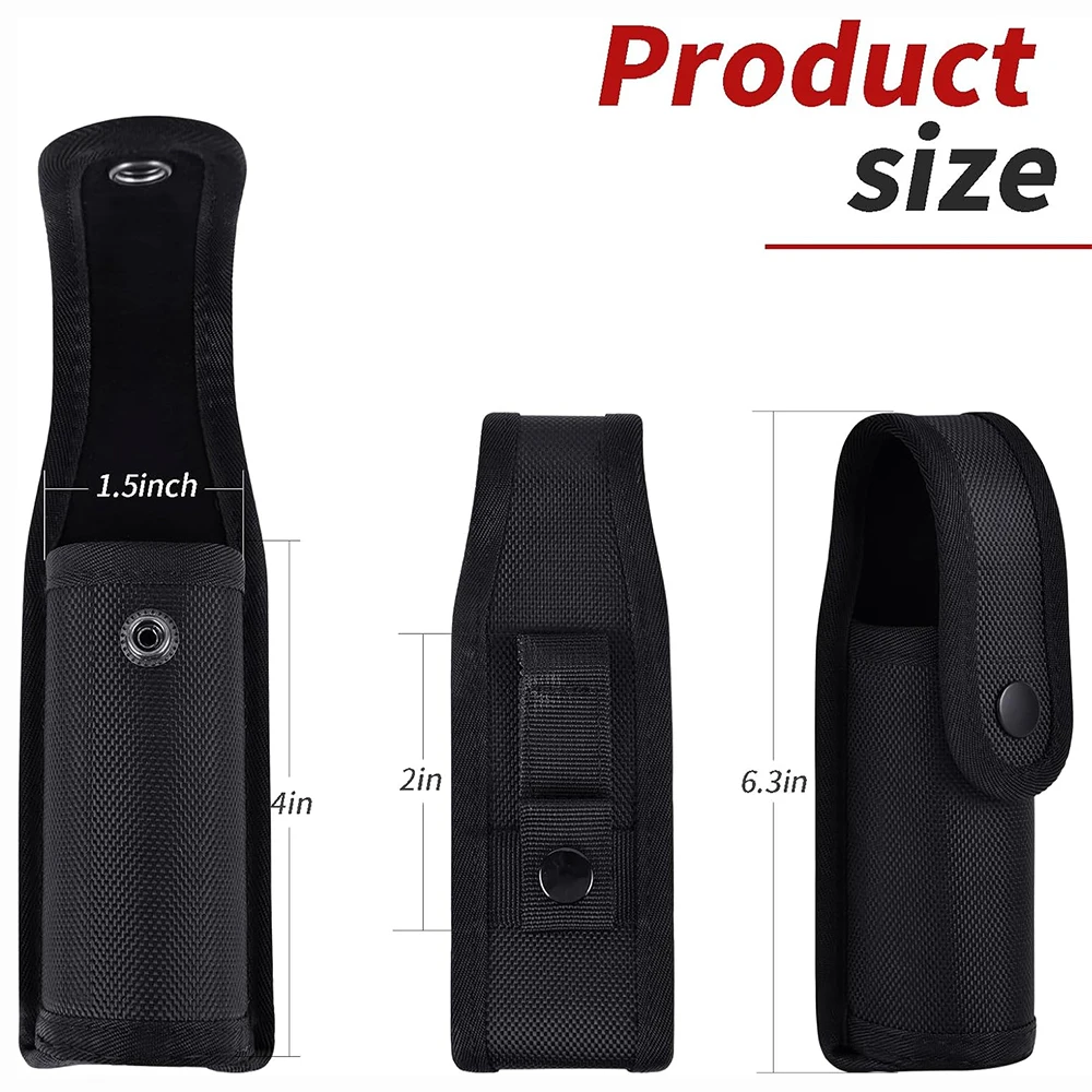 Funda táctica para spray OC MK4 – MOLLE y cinturón - imagen 4