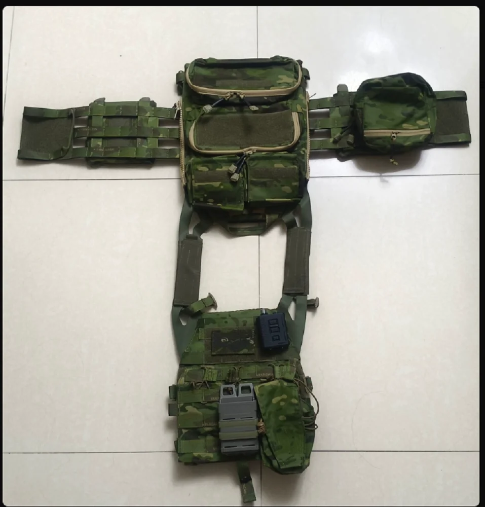 Chaleco táctico MCTP JPC 2.0 con bolsa portaplacas trasera