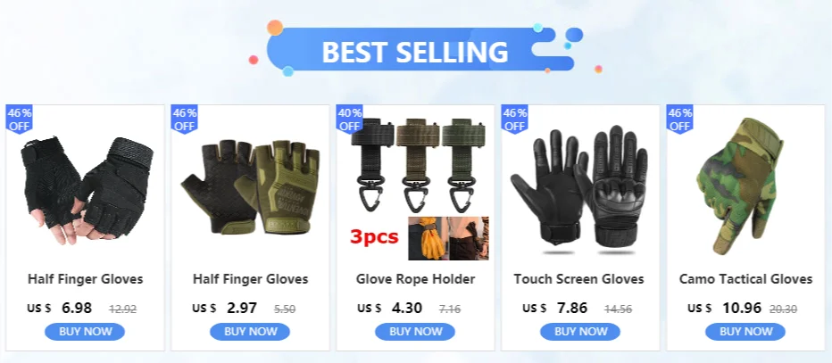 Guantes tácticos mostrando compatibilidad con pantalla táctil