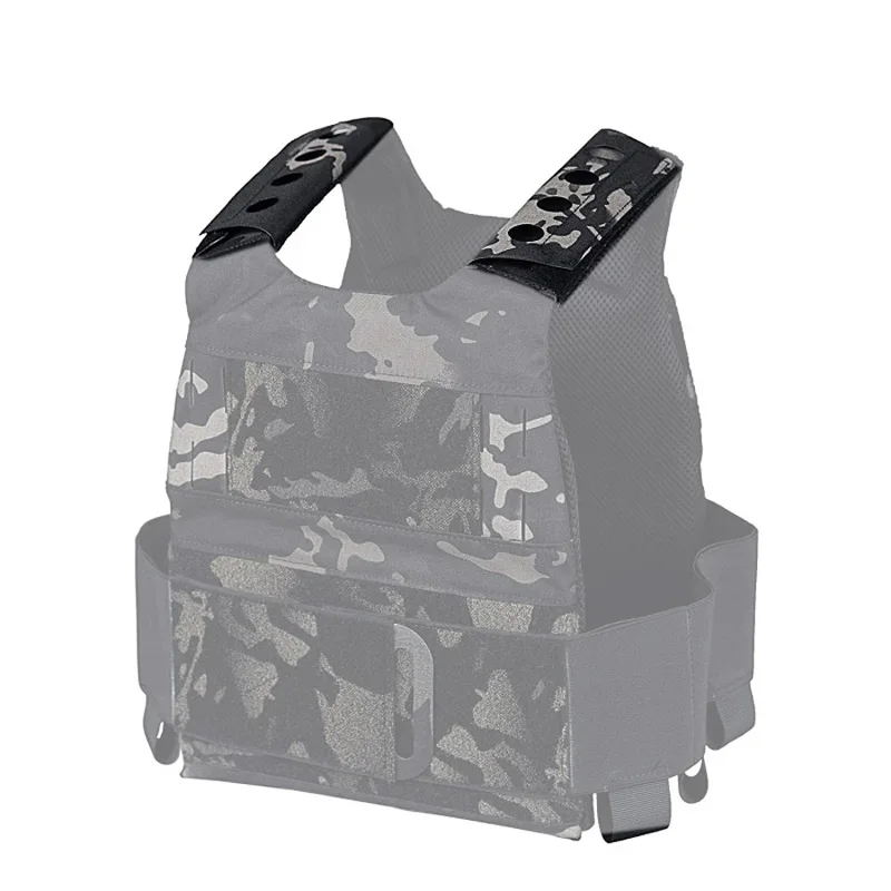 Almohadillas de hombros para chaleco táctico de exterior, confort