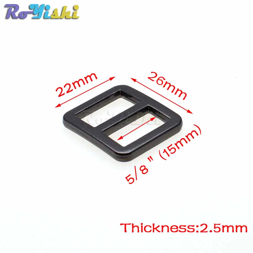 Hebilla metálica 15mm ajustable para correas tácticas - imagen 5